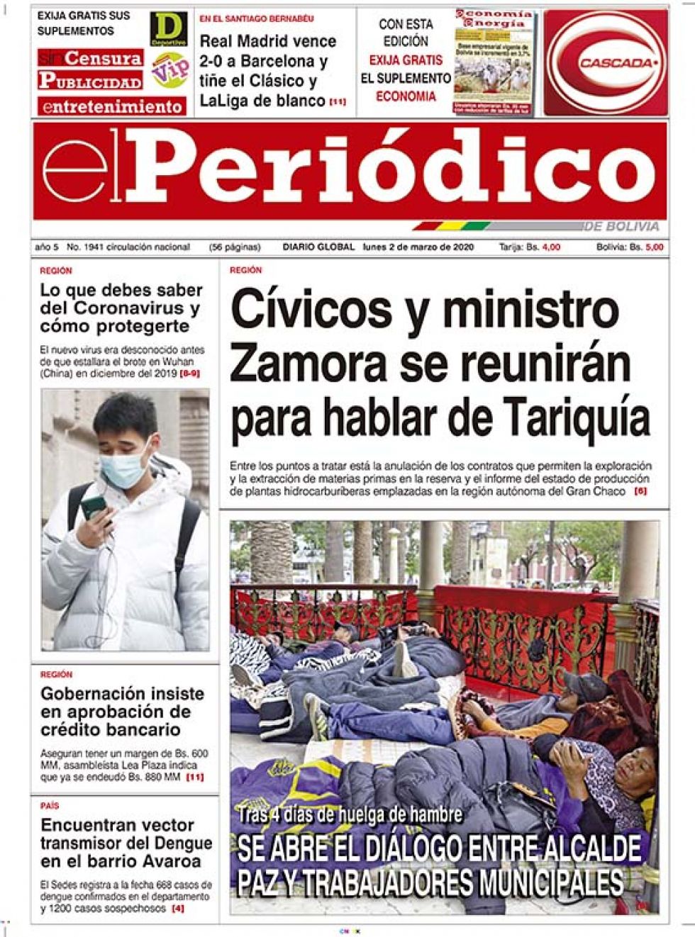 El Periódico, Tarija.