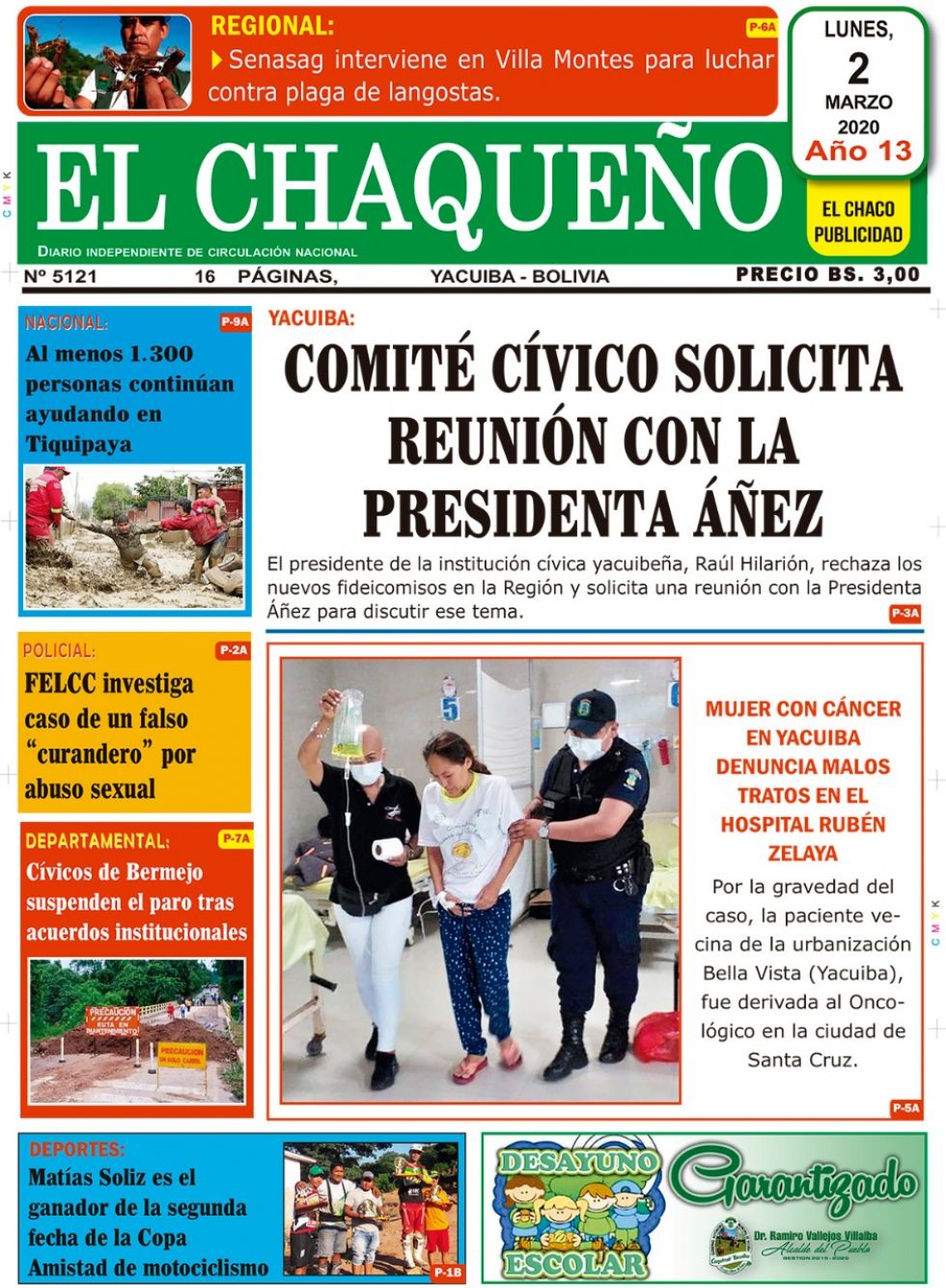 El Chaqueño, Tarija.