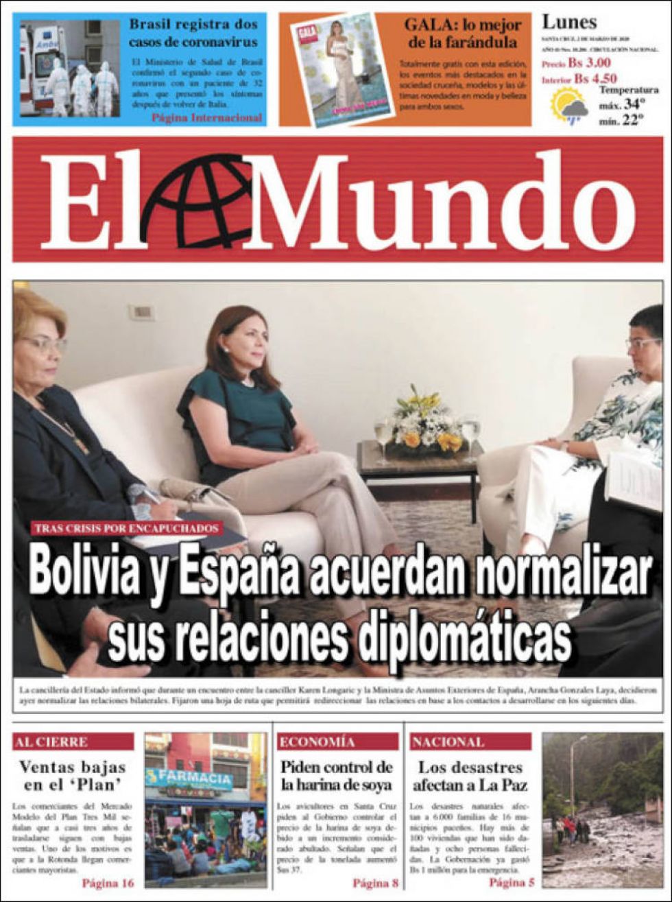 El Mundo, Santa Cruz.