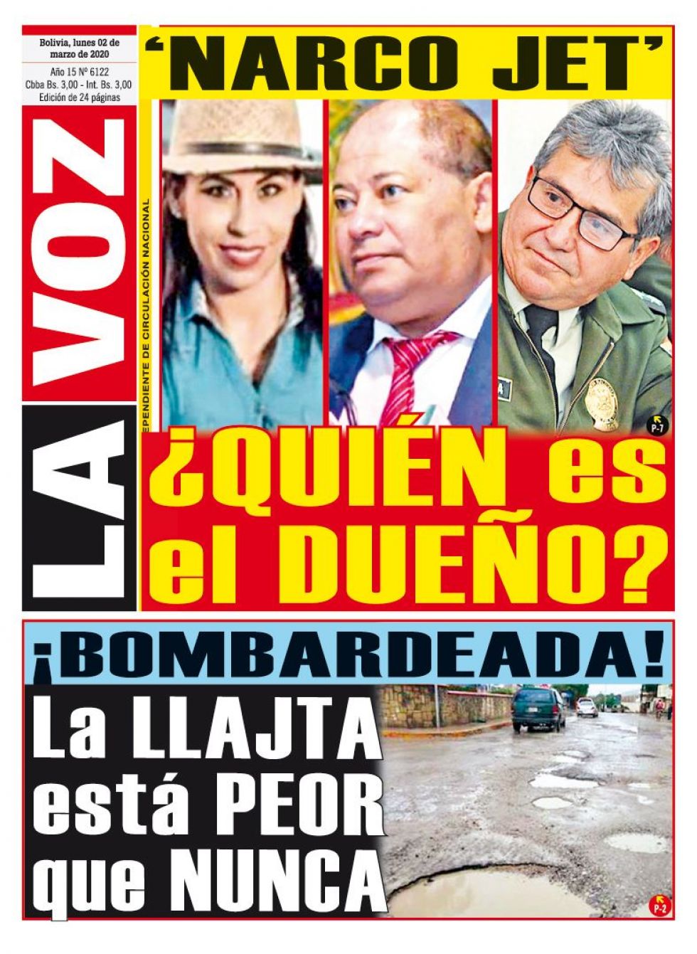 La Voz, Cochabamba.