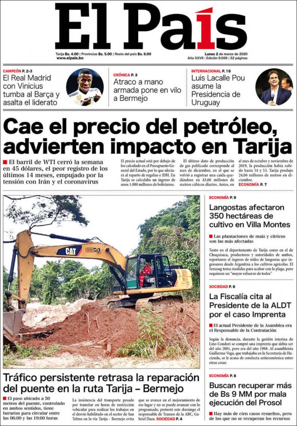 El País, Tarija.