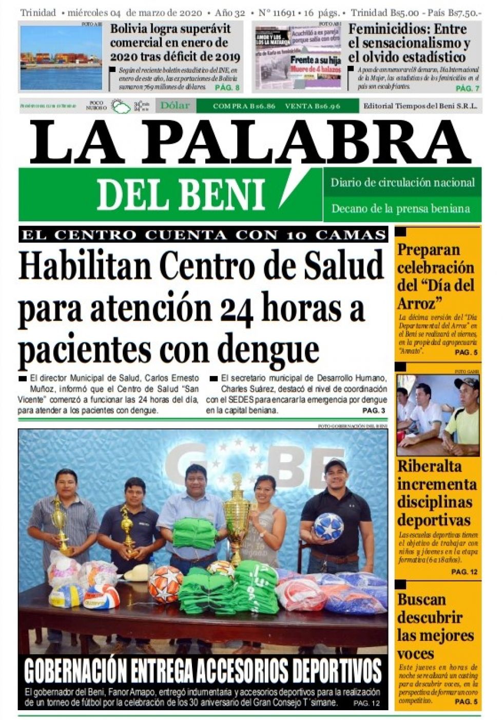 La Palabra del Beni.