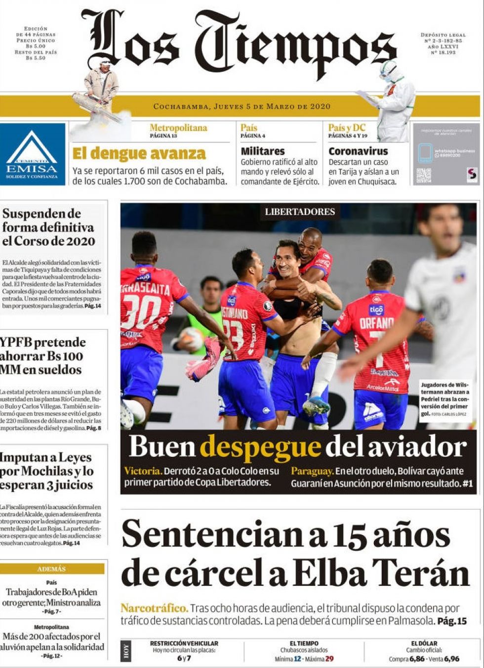 Los Tiempos, Cochabamba.