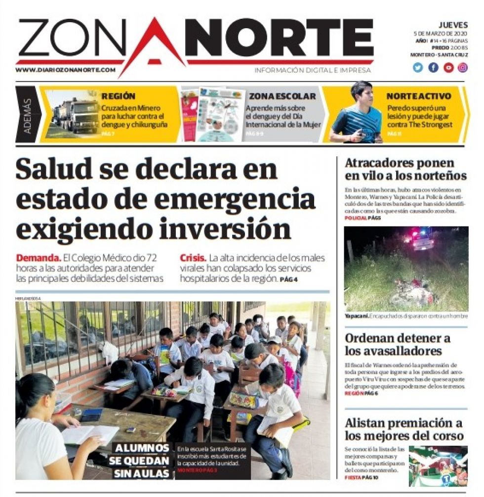 Zona Norte, de Santa Cruz.