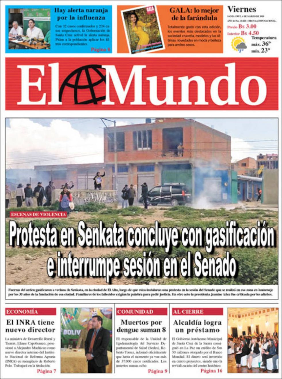 El Mundo, Santa Cruz.