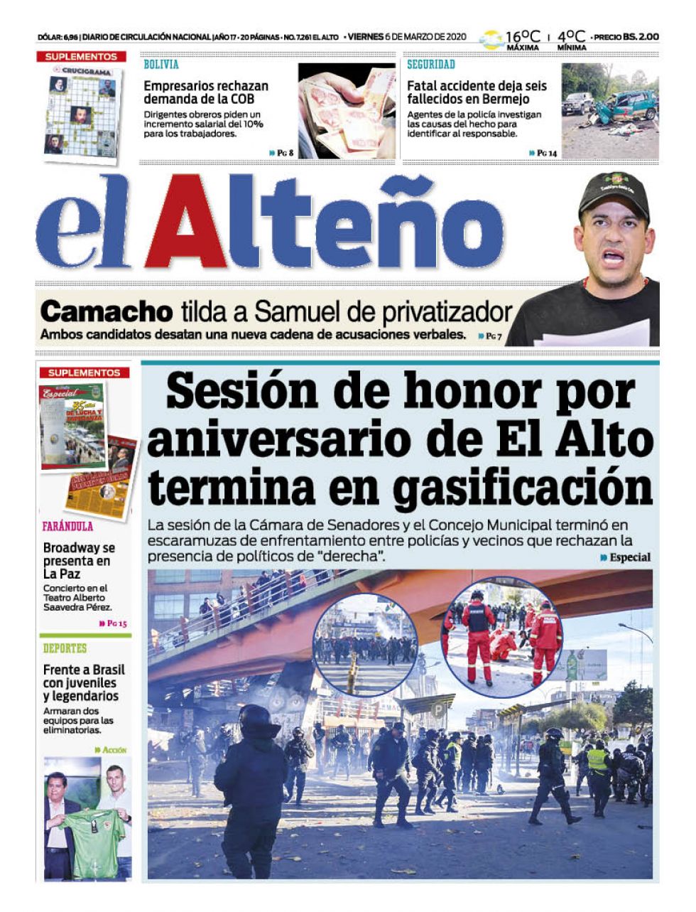 El Alteño, El Alto, La Paz.