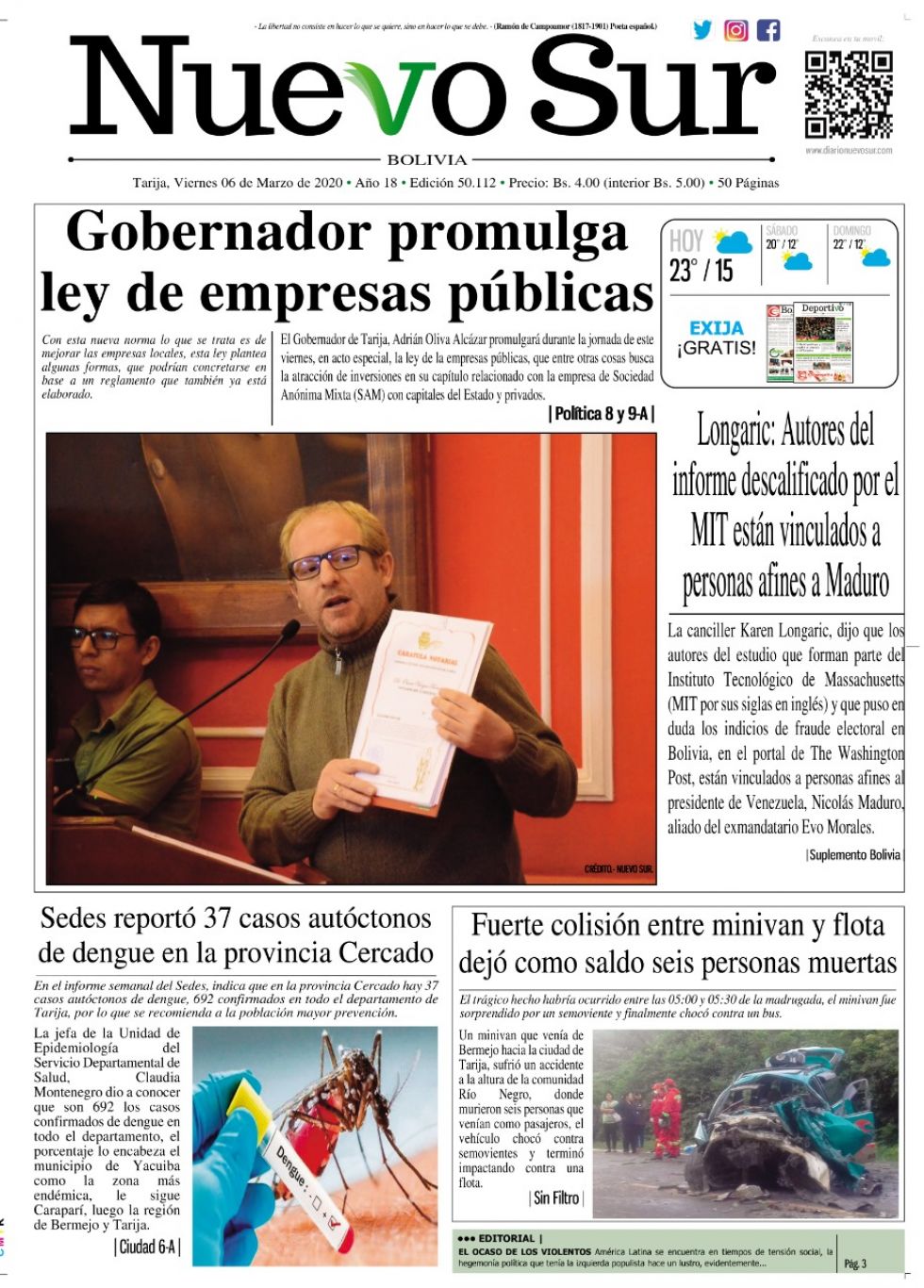 Nuevo Sur, Tarija.