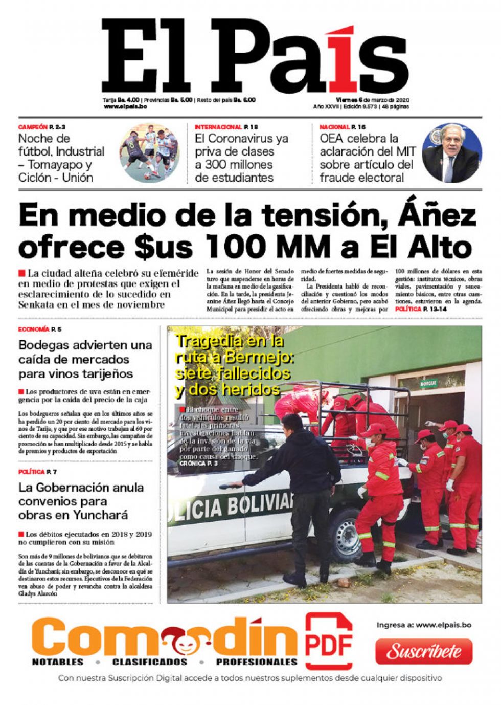El País, Tarija.