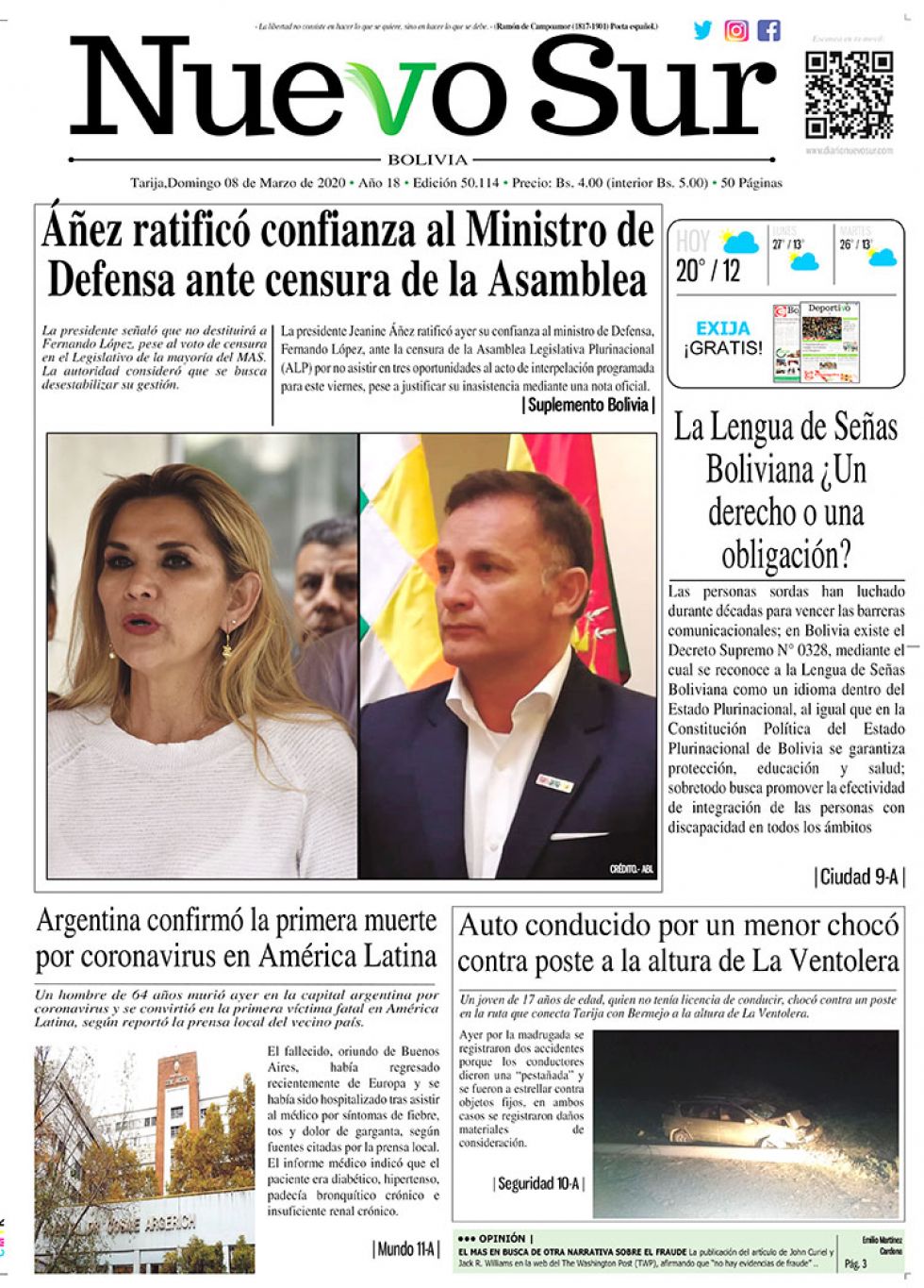 Nuevo Sur, Tarija.