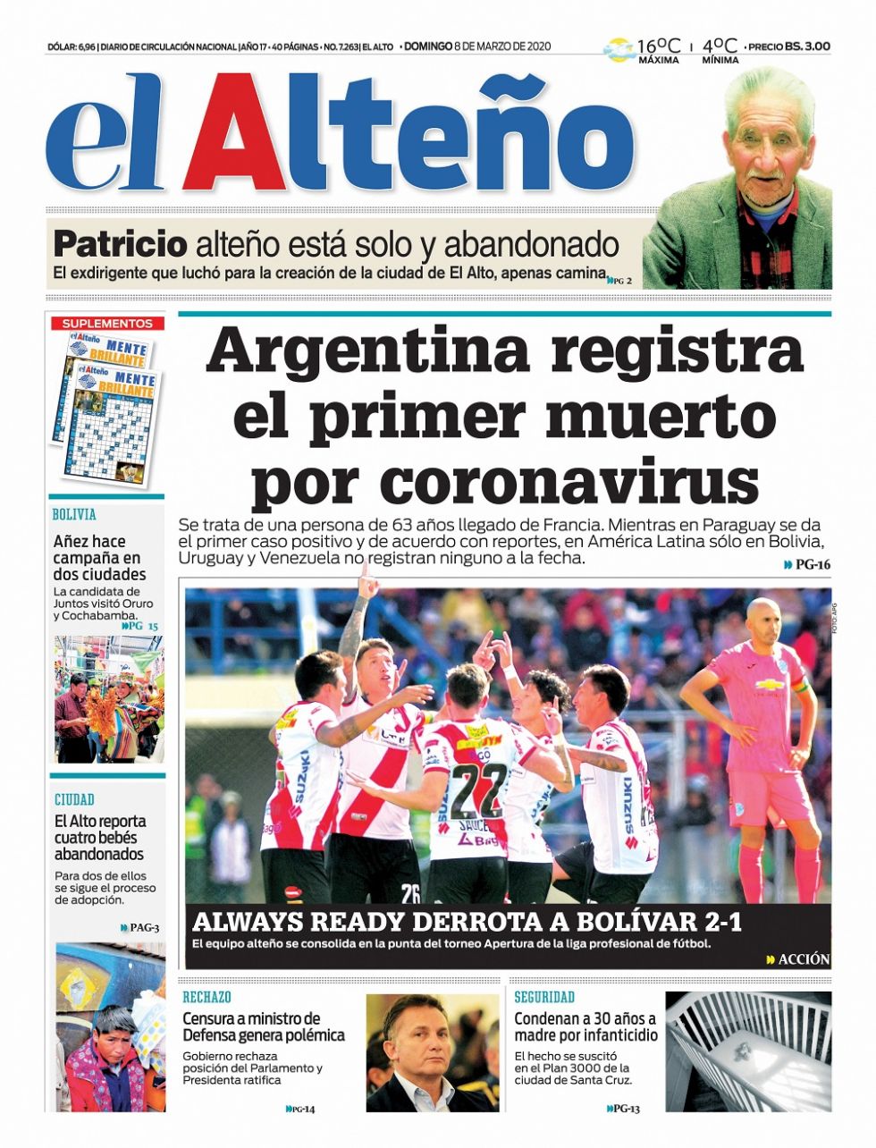 El Alteño, El Alto.