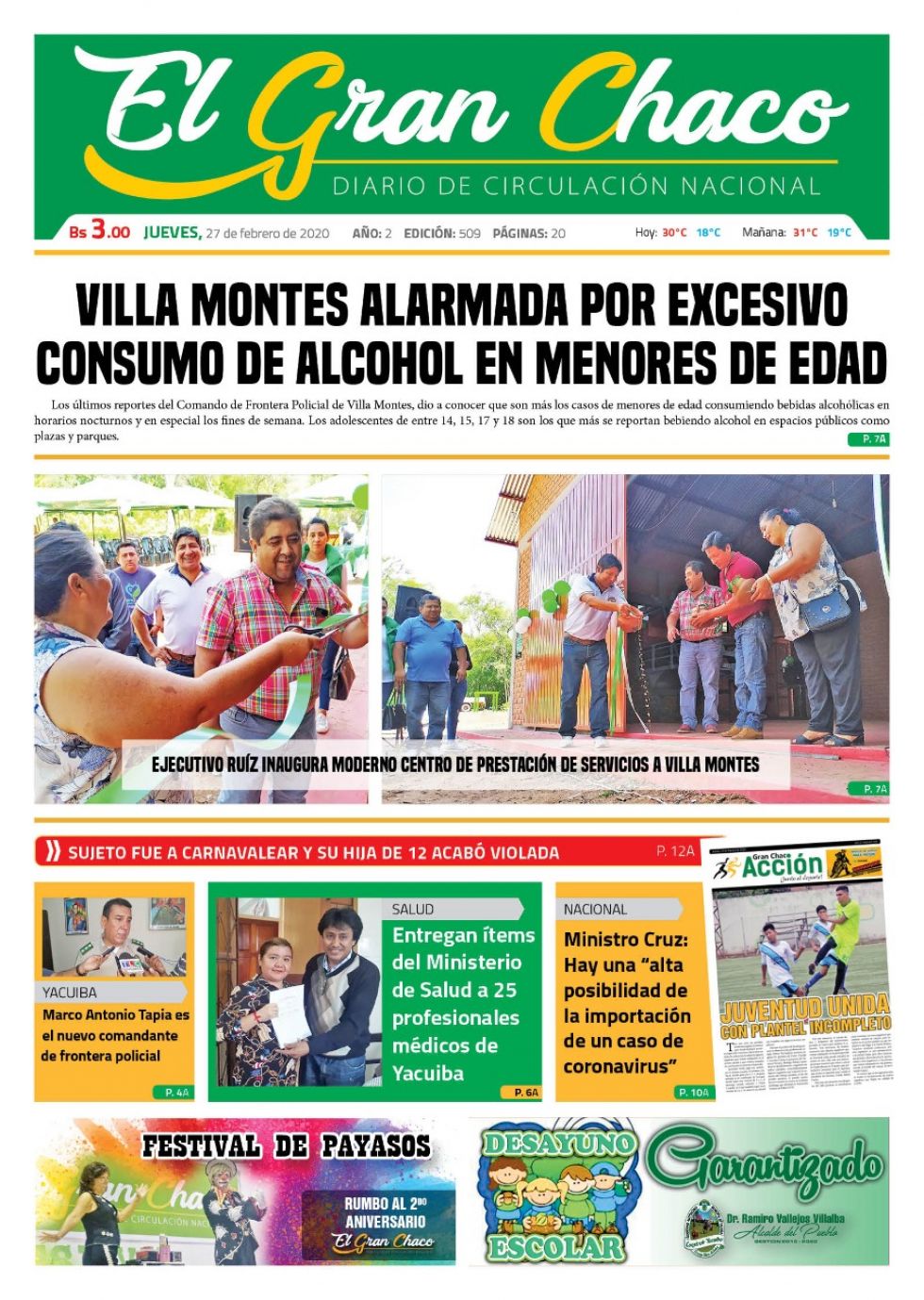 El Gran Chaco, Yacuiba, Tarija.