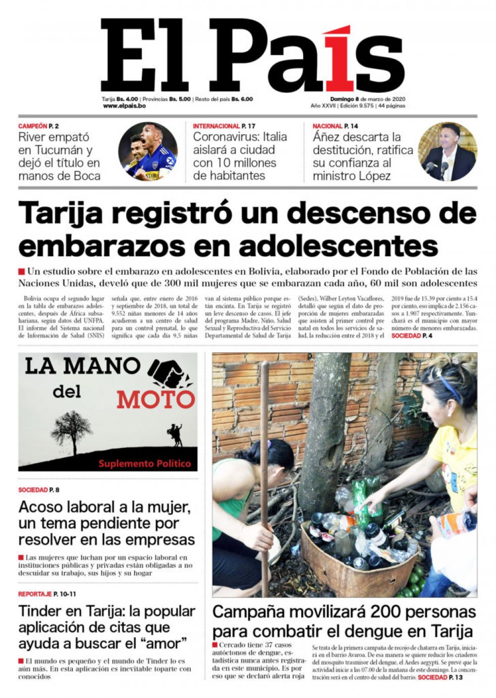 El País, Tarija