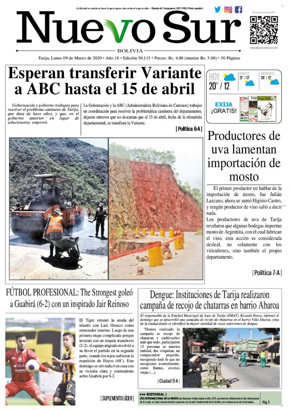 Nuevo Sur, Tarija.
