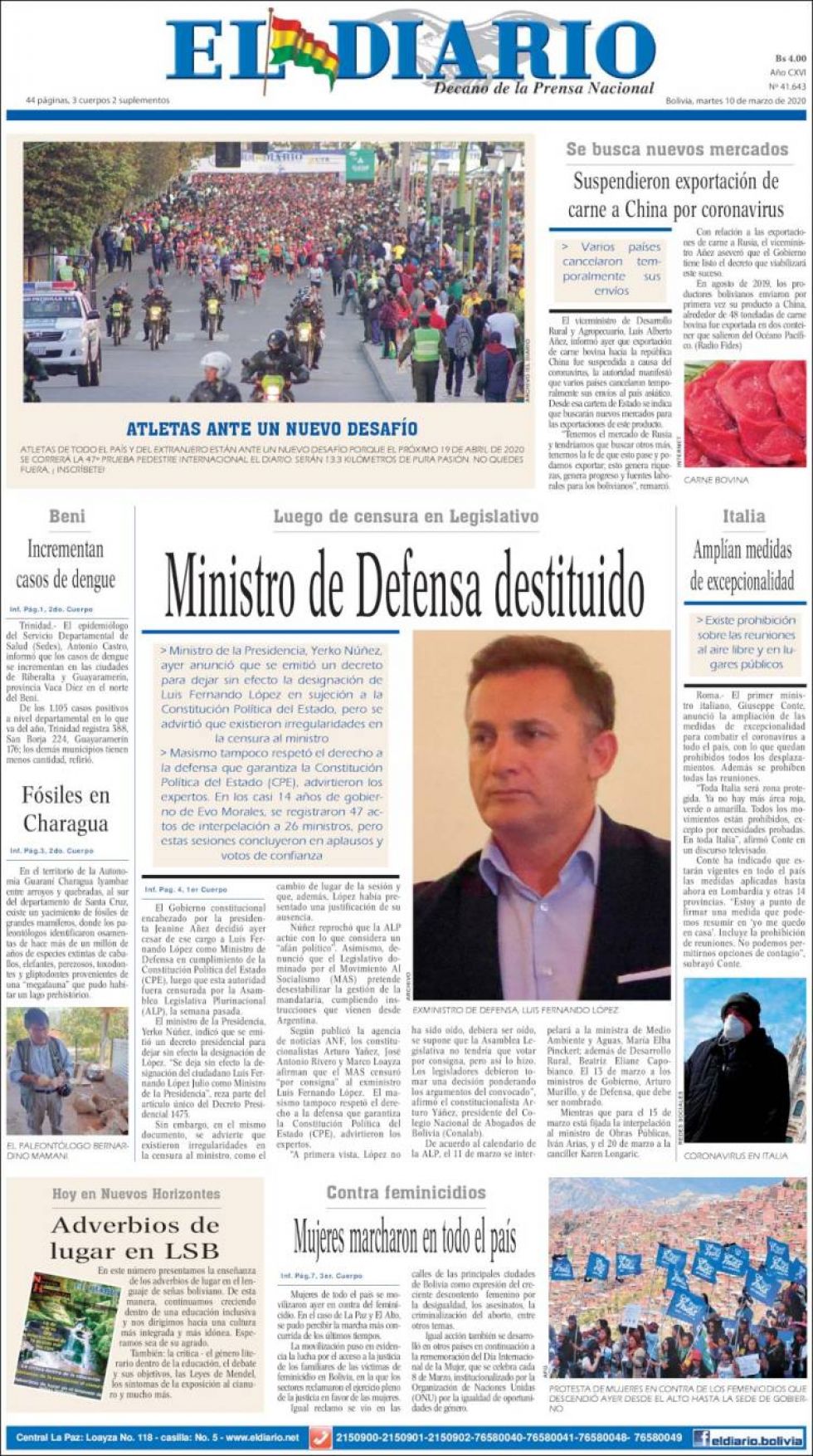 El Diario, La Paz.