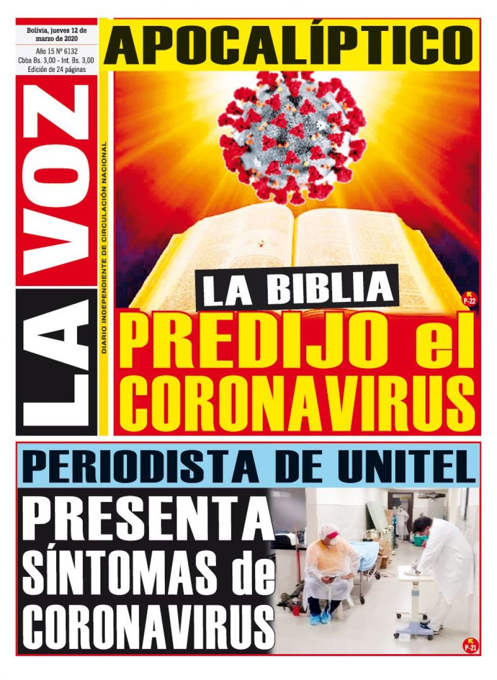 La Voz, Cochabamba.