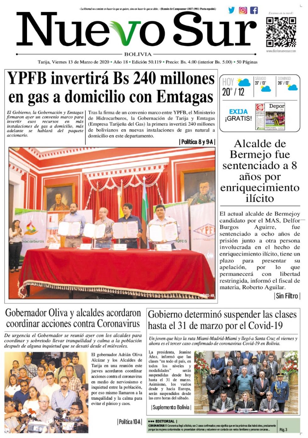 Nuevo Sur, Tarija.