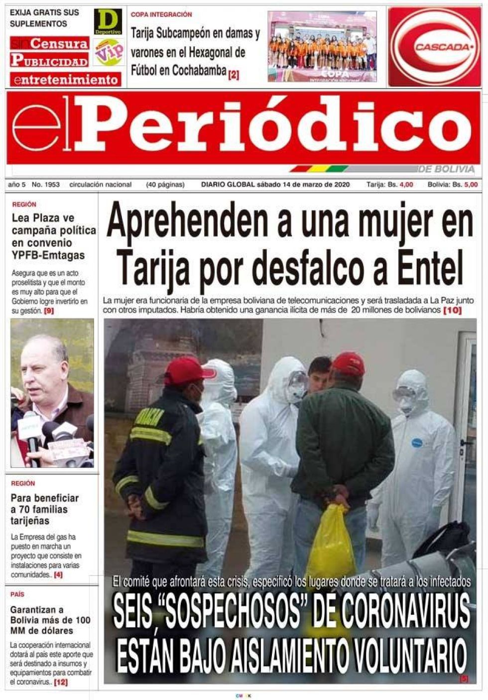 El Periódico, Tarija.