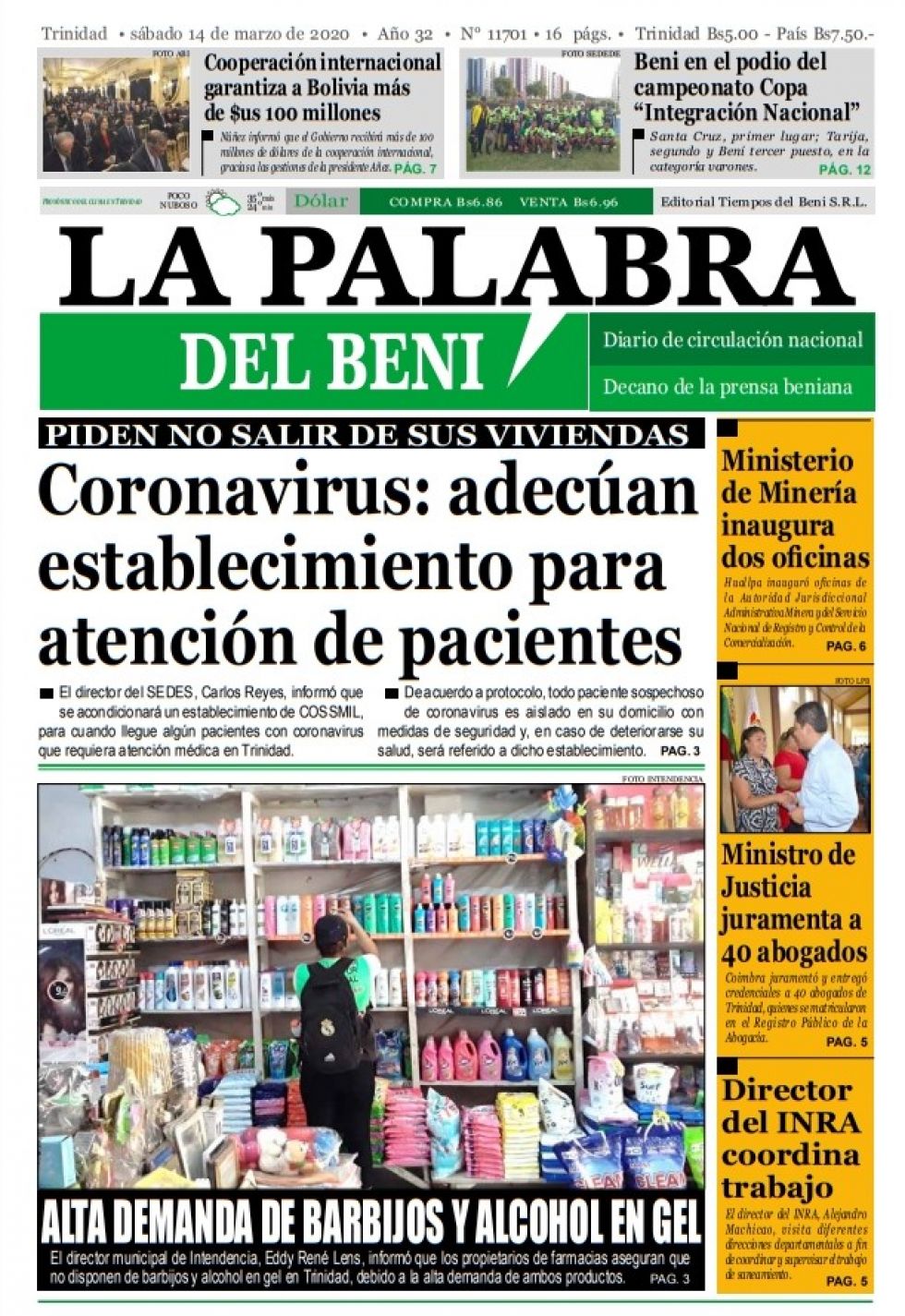 La Palabra del Beni.
