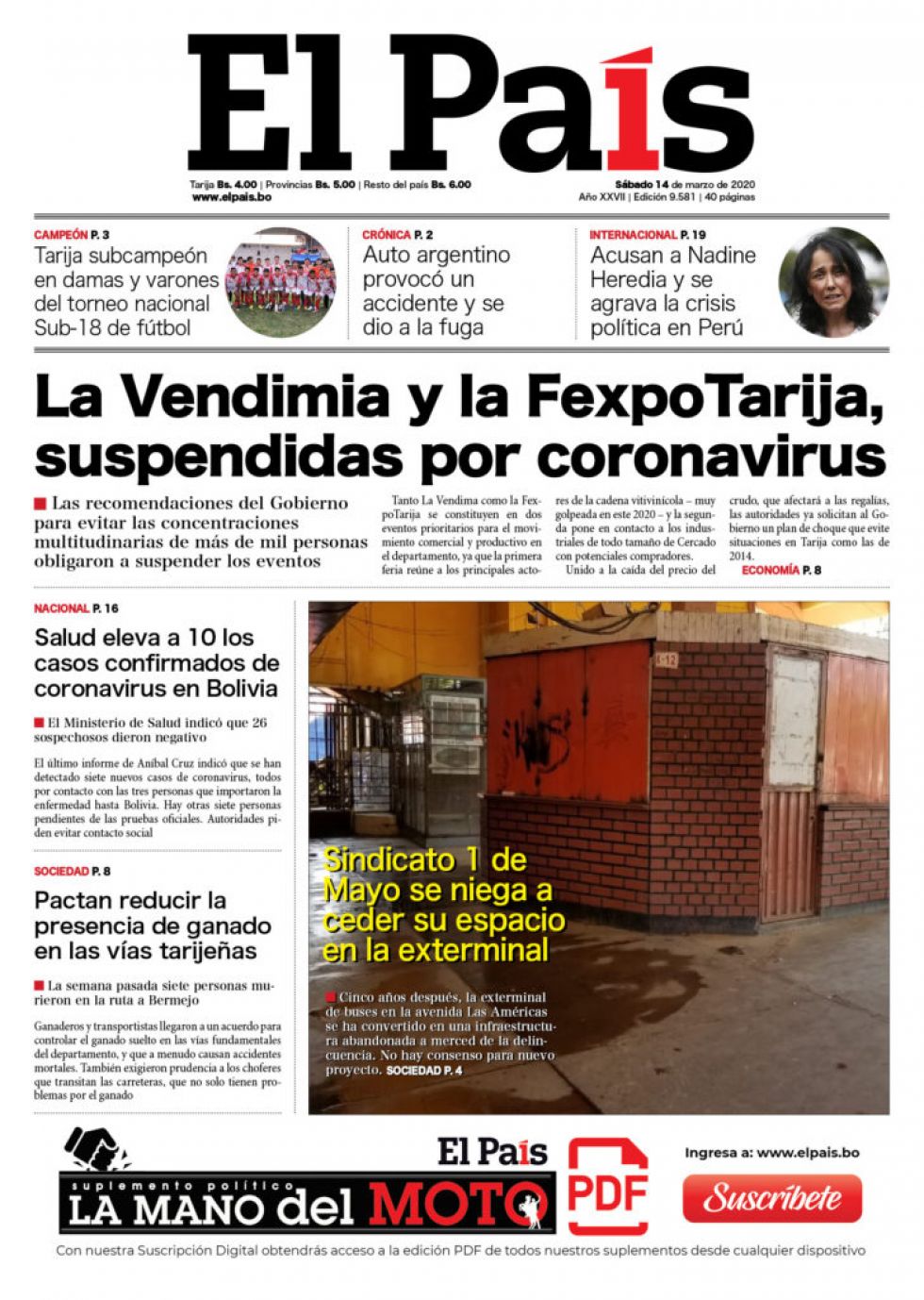 El País, Tarija.