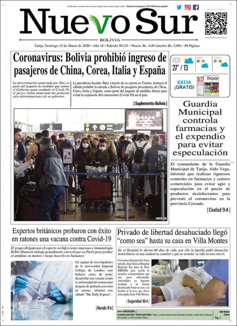 Nuevo Sur, Tarija.