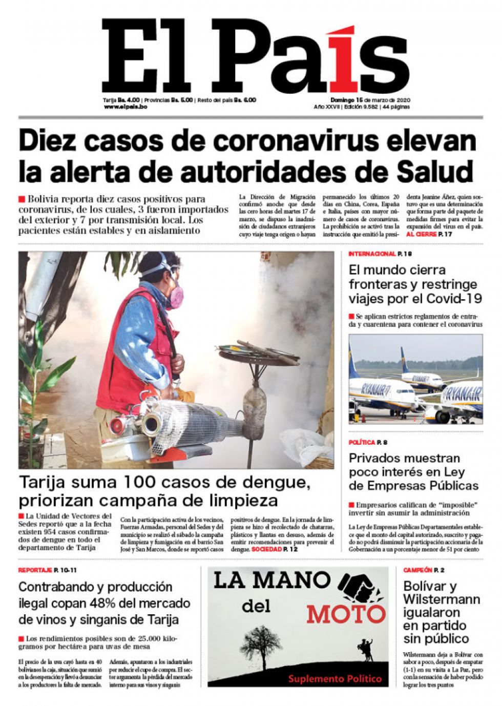 El País, Tarija.