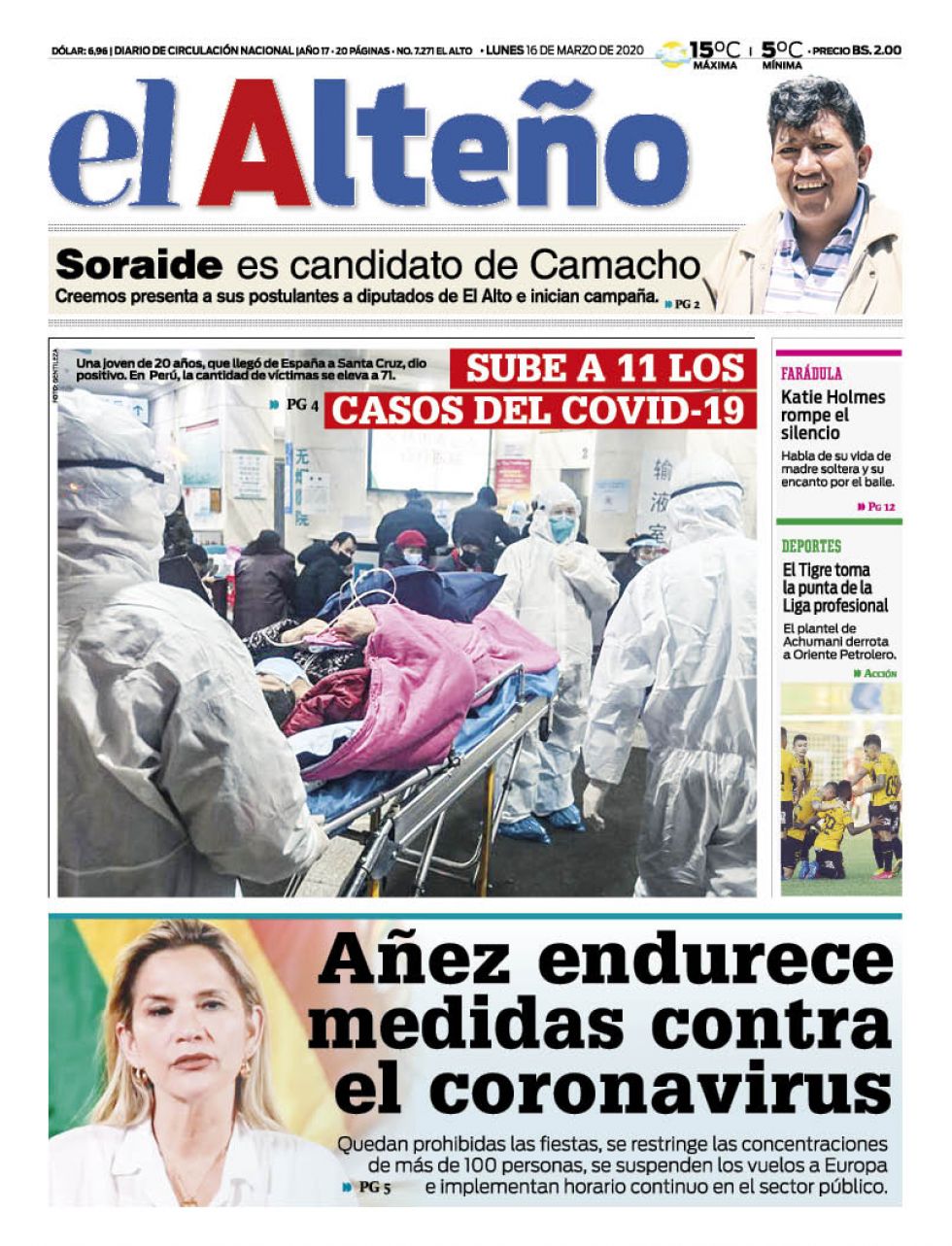 El Alteño, El Alto, La Paz.