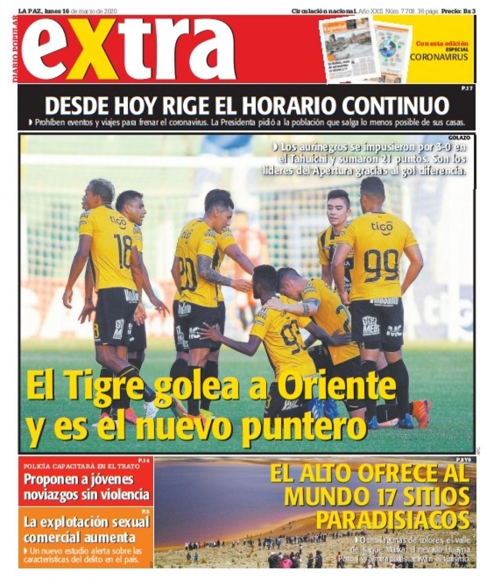 Extra, La Paz.