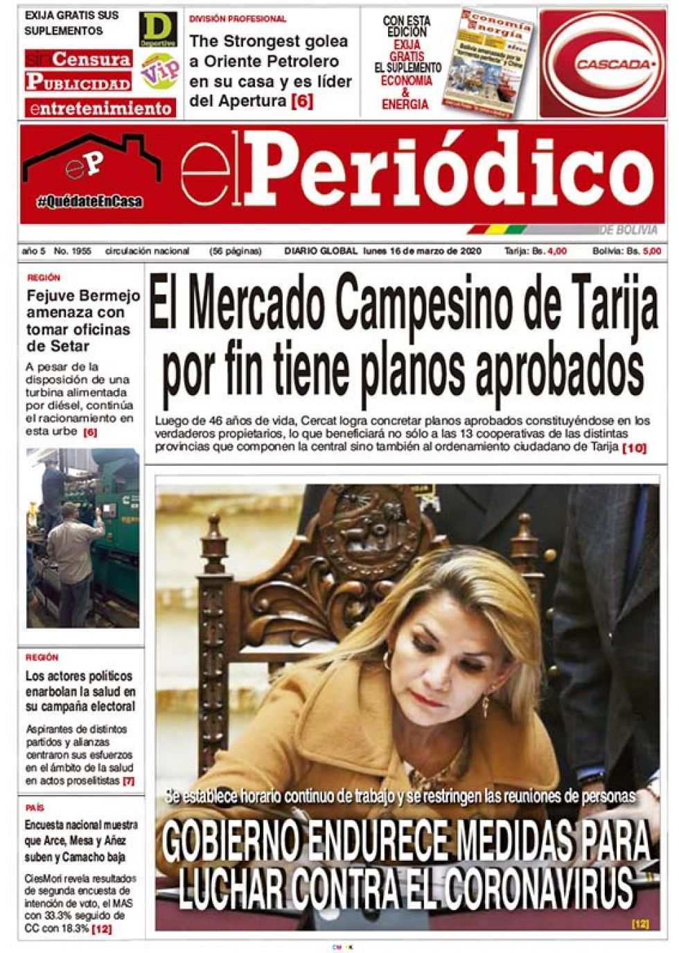 El Periódico, Tarija.