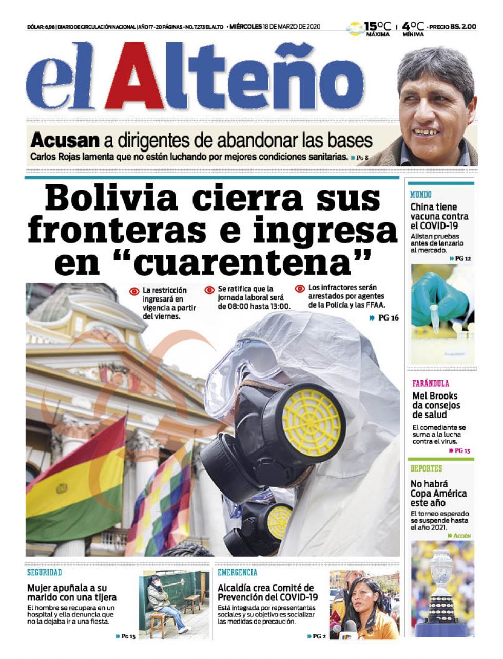 El Alteño, El Alto, La Paz.
