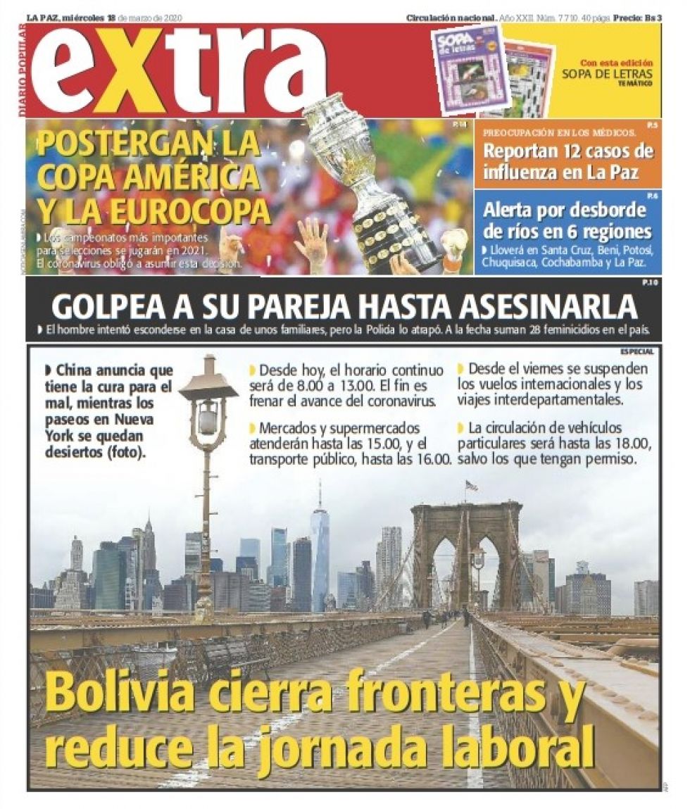 Extra, La Paz.