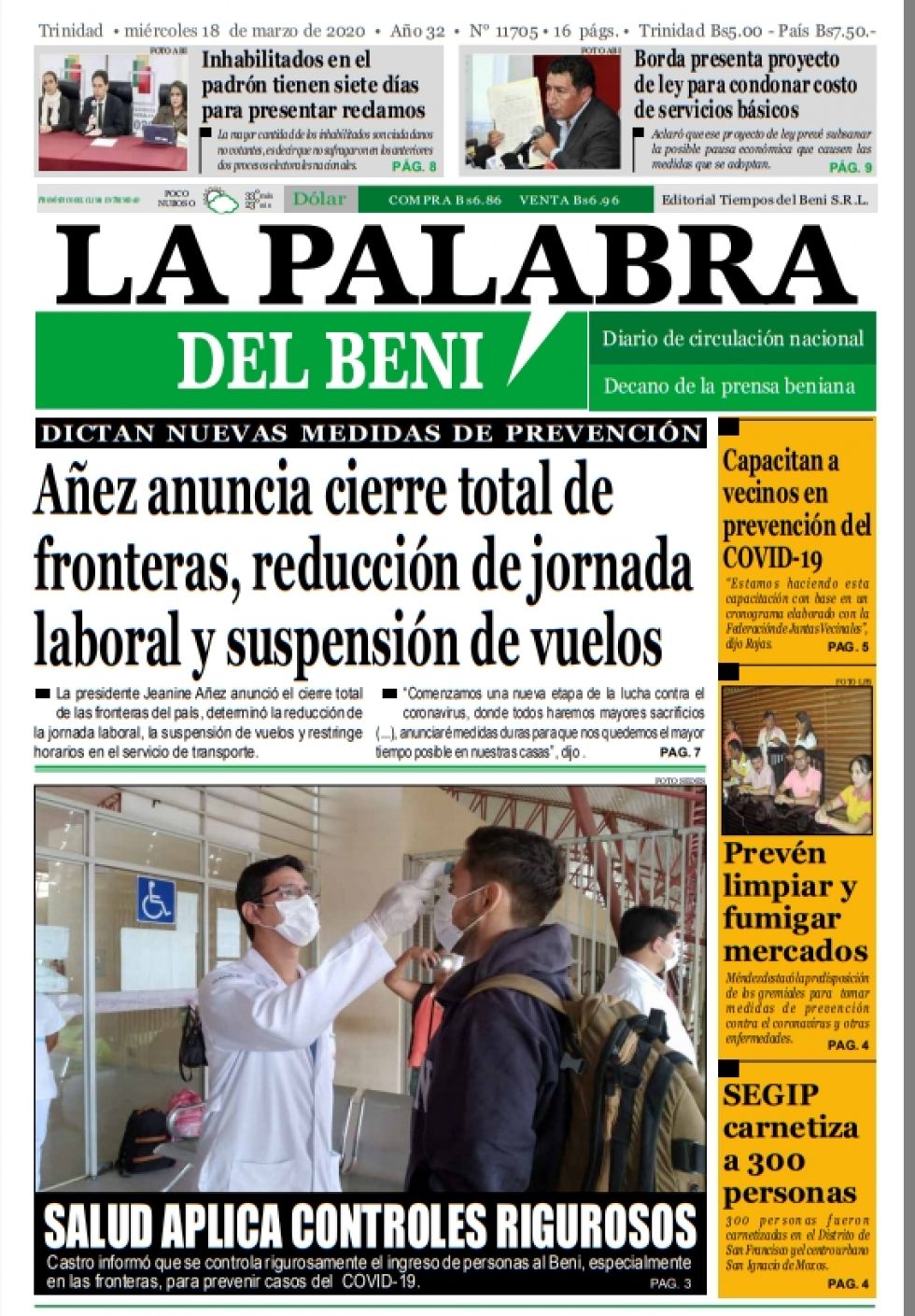 La Palabra del Beni.