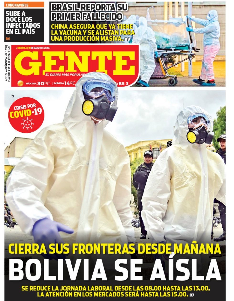Gente, Cochabamba.