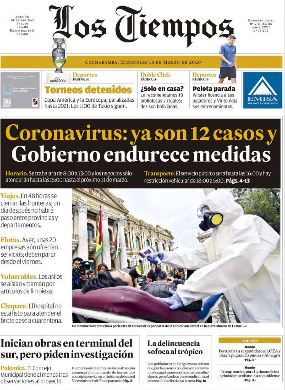 Los Tiempos, Cochabamba.