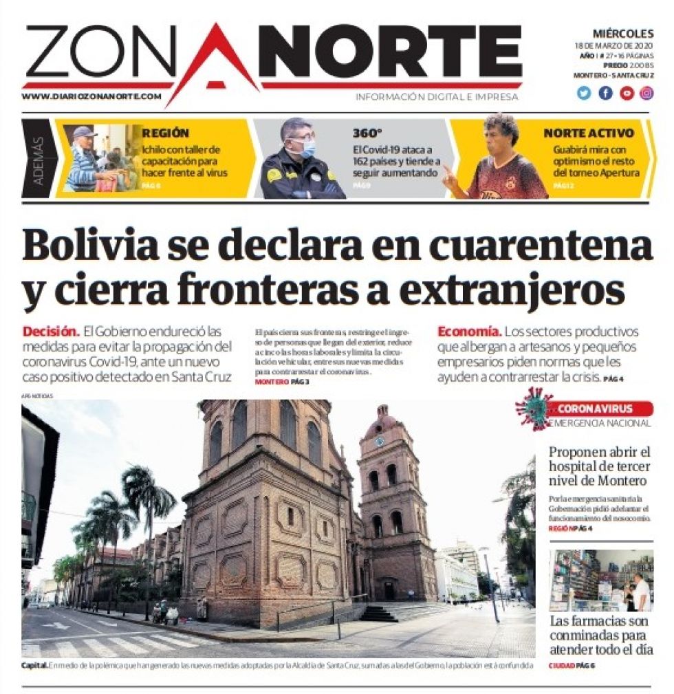 Zona Norte, de Santa Cruz.