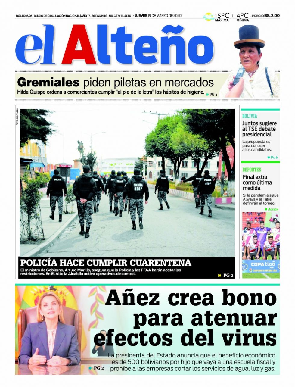 El Alteño, El Alto, La Paz.