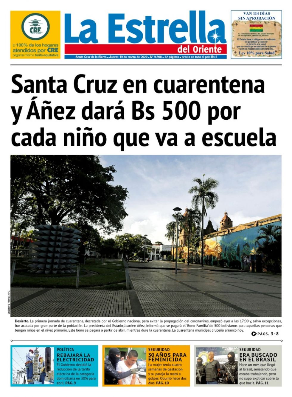 La Estrella del Oriente, Santa Cruz.