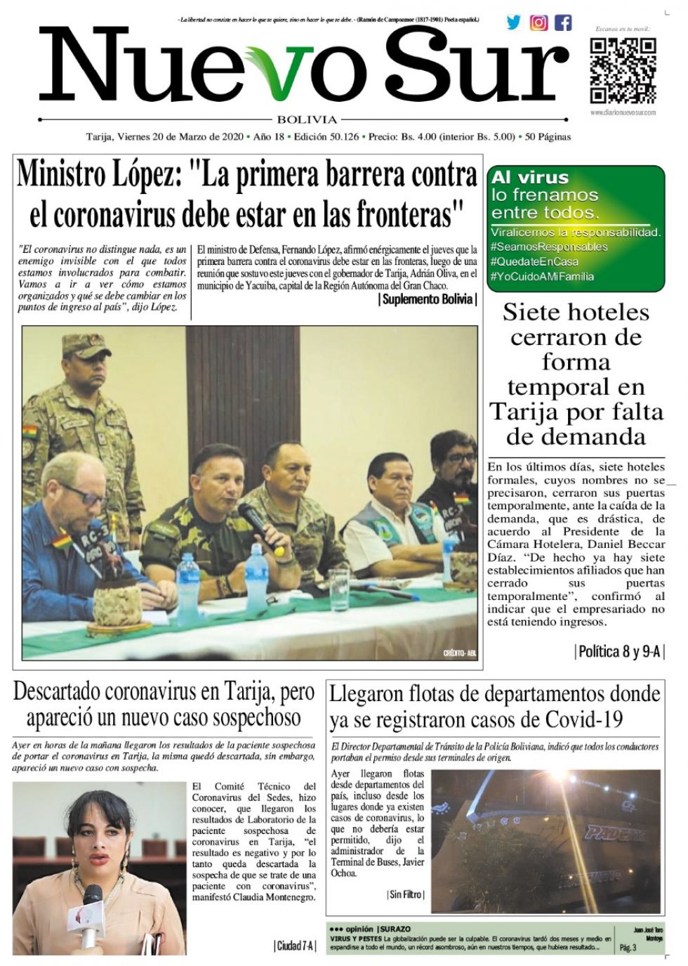 Nuevo Sur, Tarija.