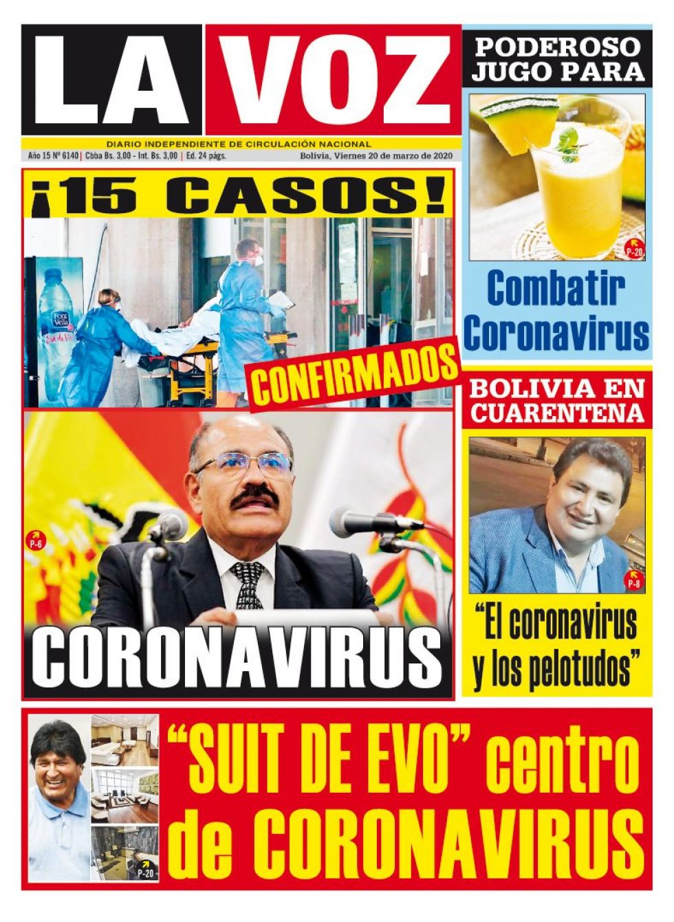 La Voz, Cochabamba.