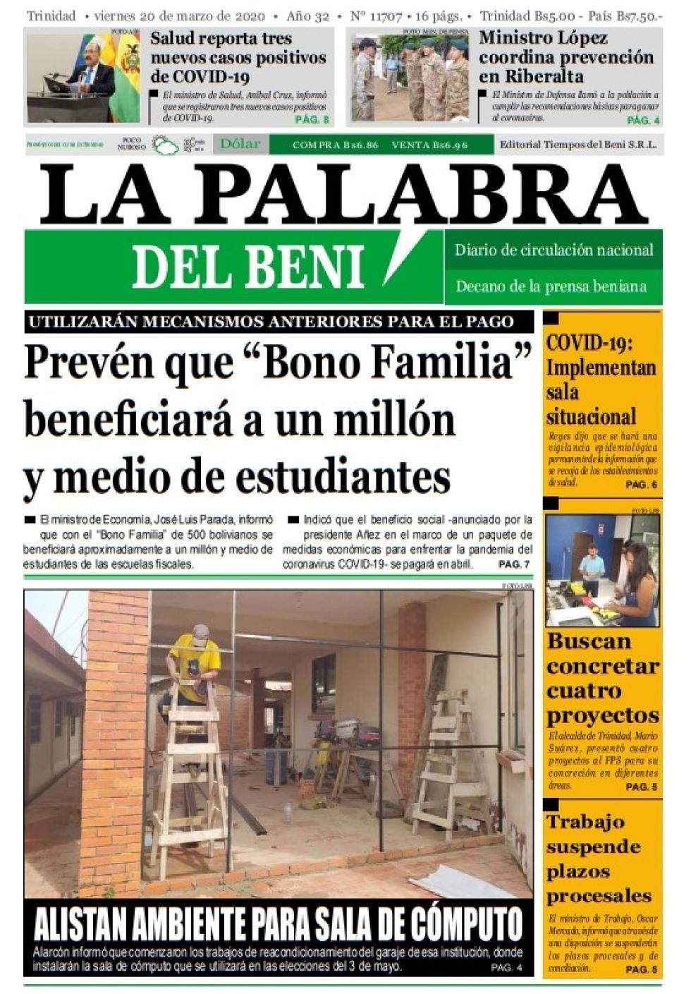 La Palabra del Beni.