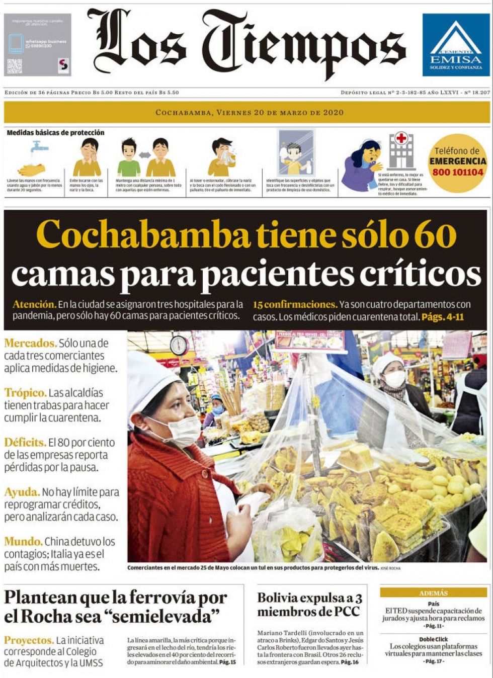 Los Tiempos, Cochabamba.