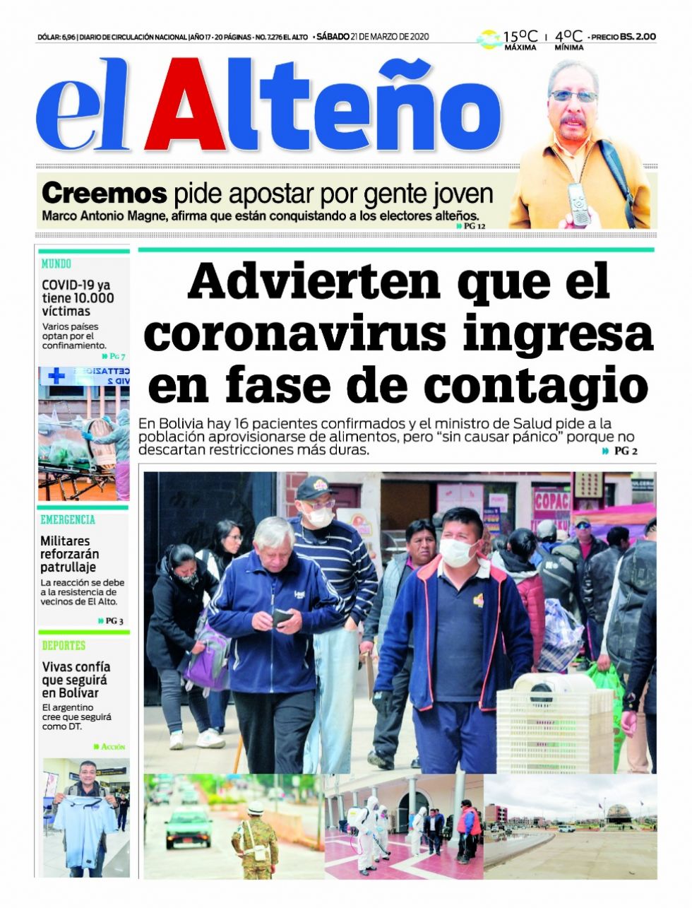 El Alteño, El Alto, La Paz.