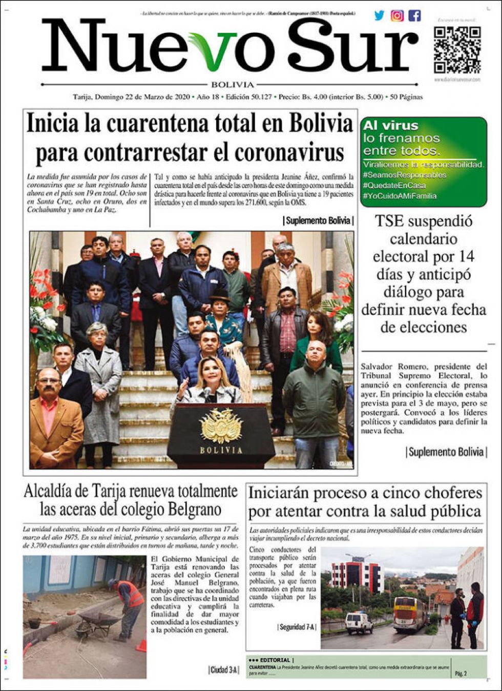 Nuevo Sur, Tarija.
