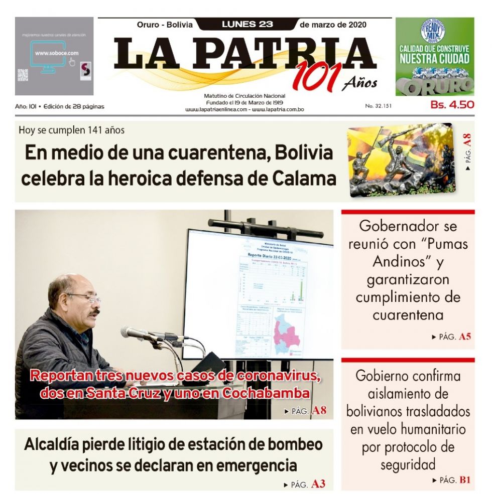 La Patria, Oruro.