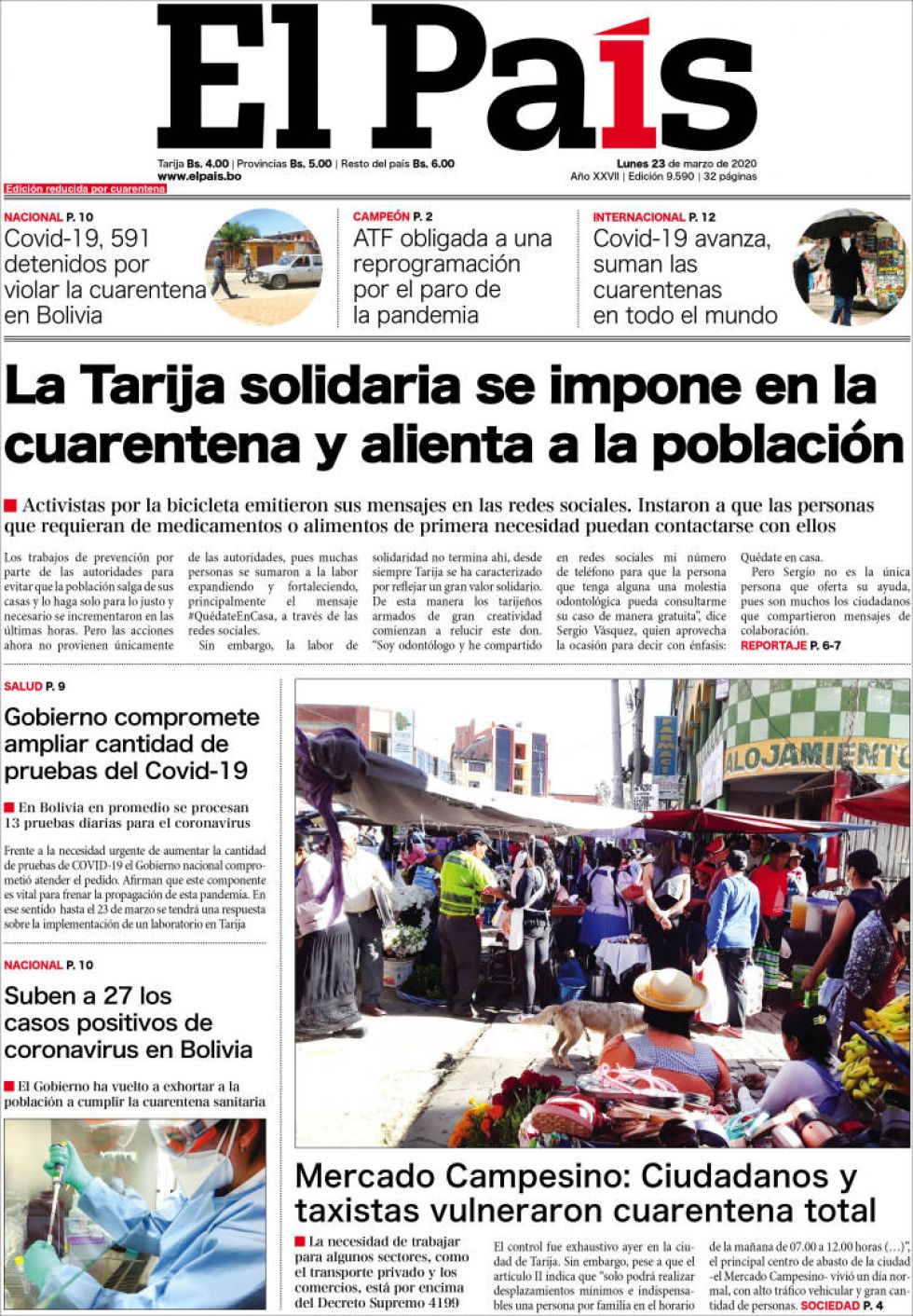 El País, Tarija.