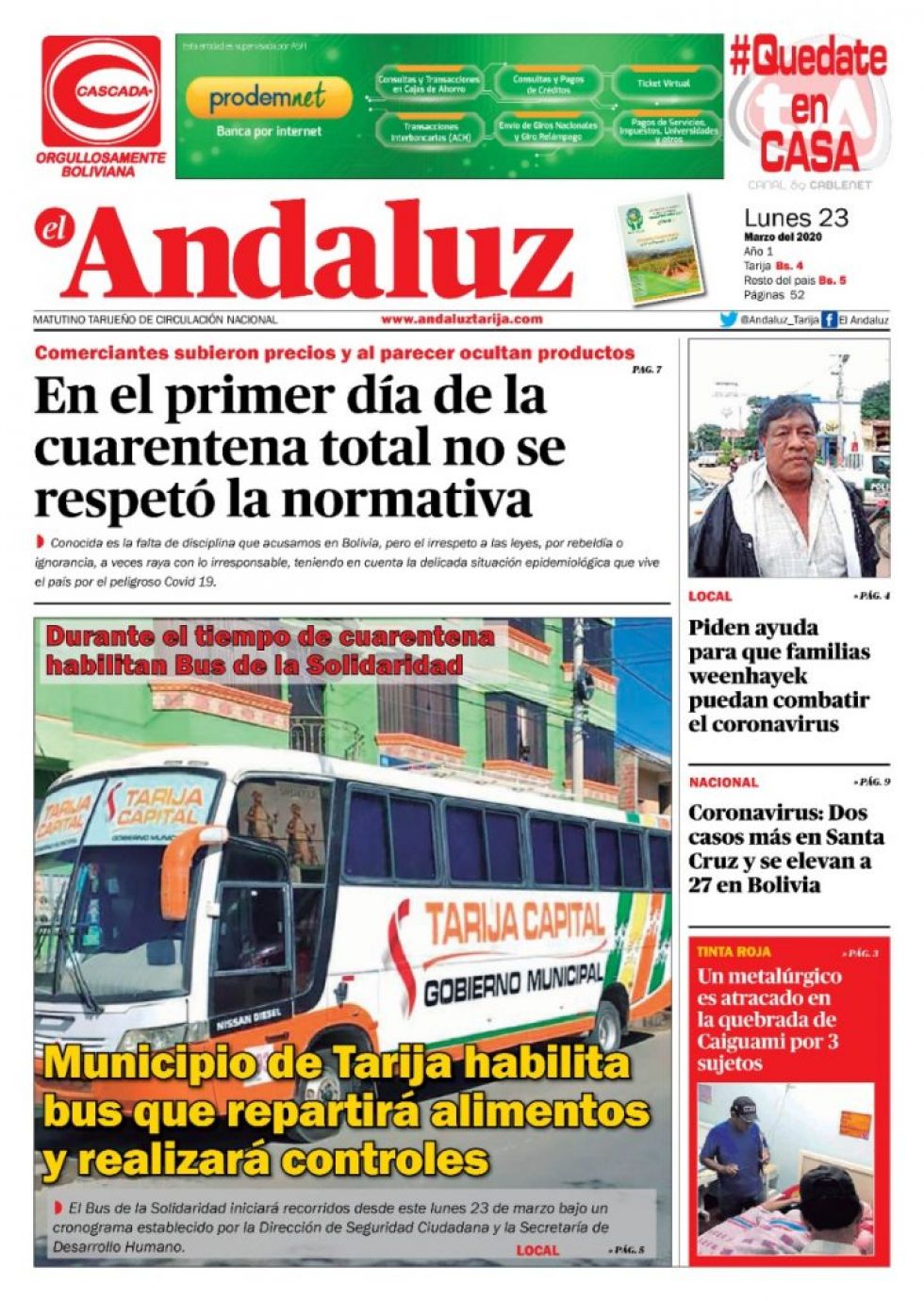 El Andaluz, Tarija.