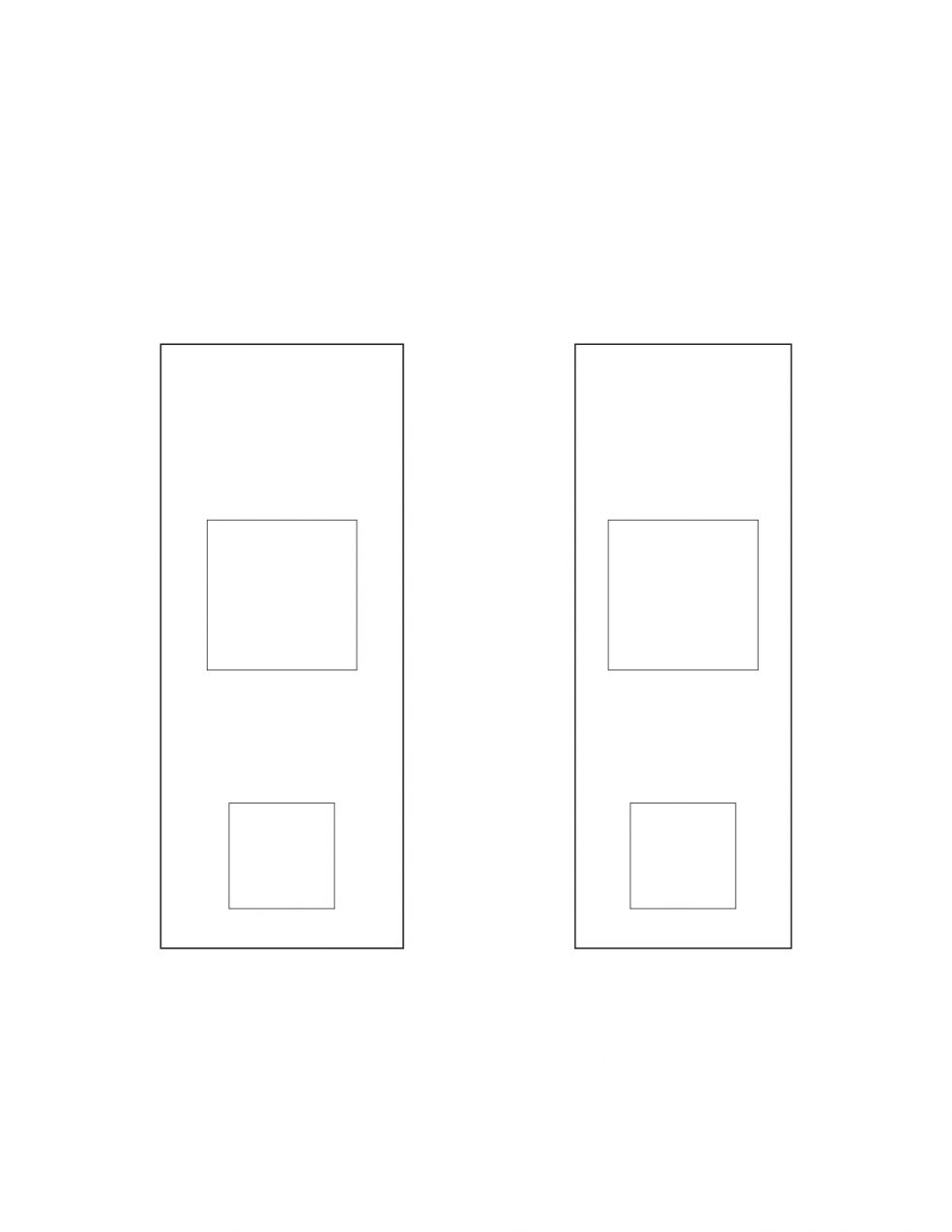 Medidas de las diferentes secciones de la papeleta. TED