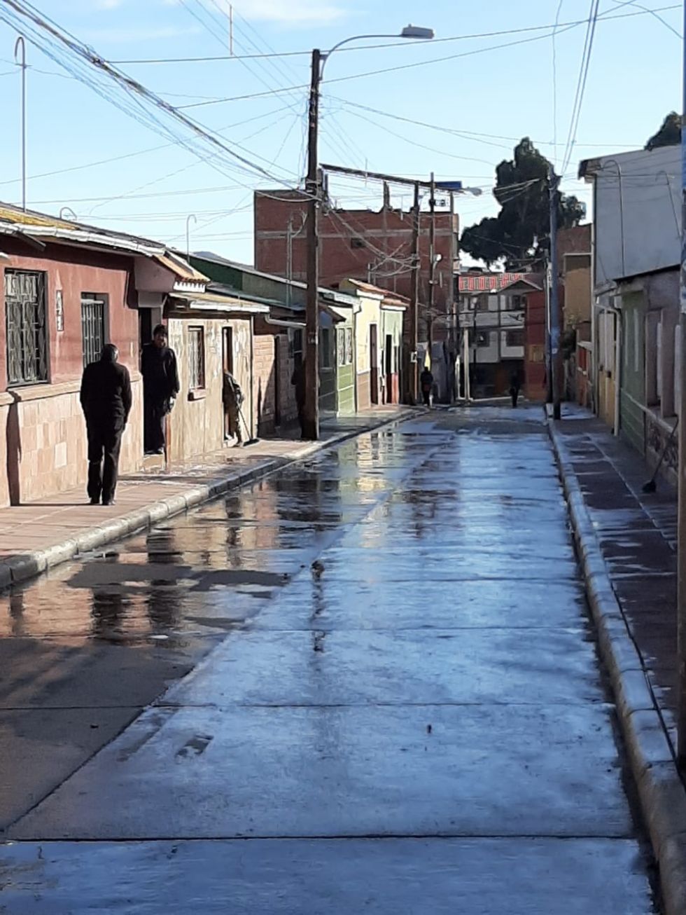 Se organizaron para limpiar sus calles y callejones.