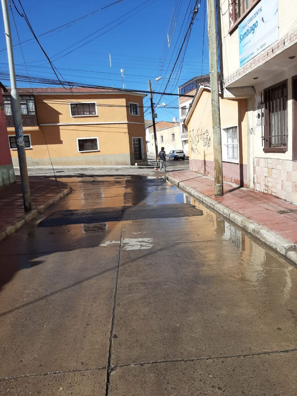 Se organizaron para limpiar sus calles y callejones.