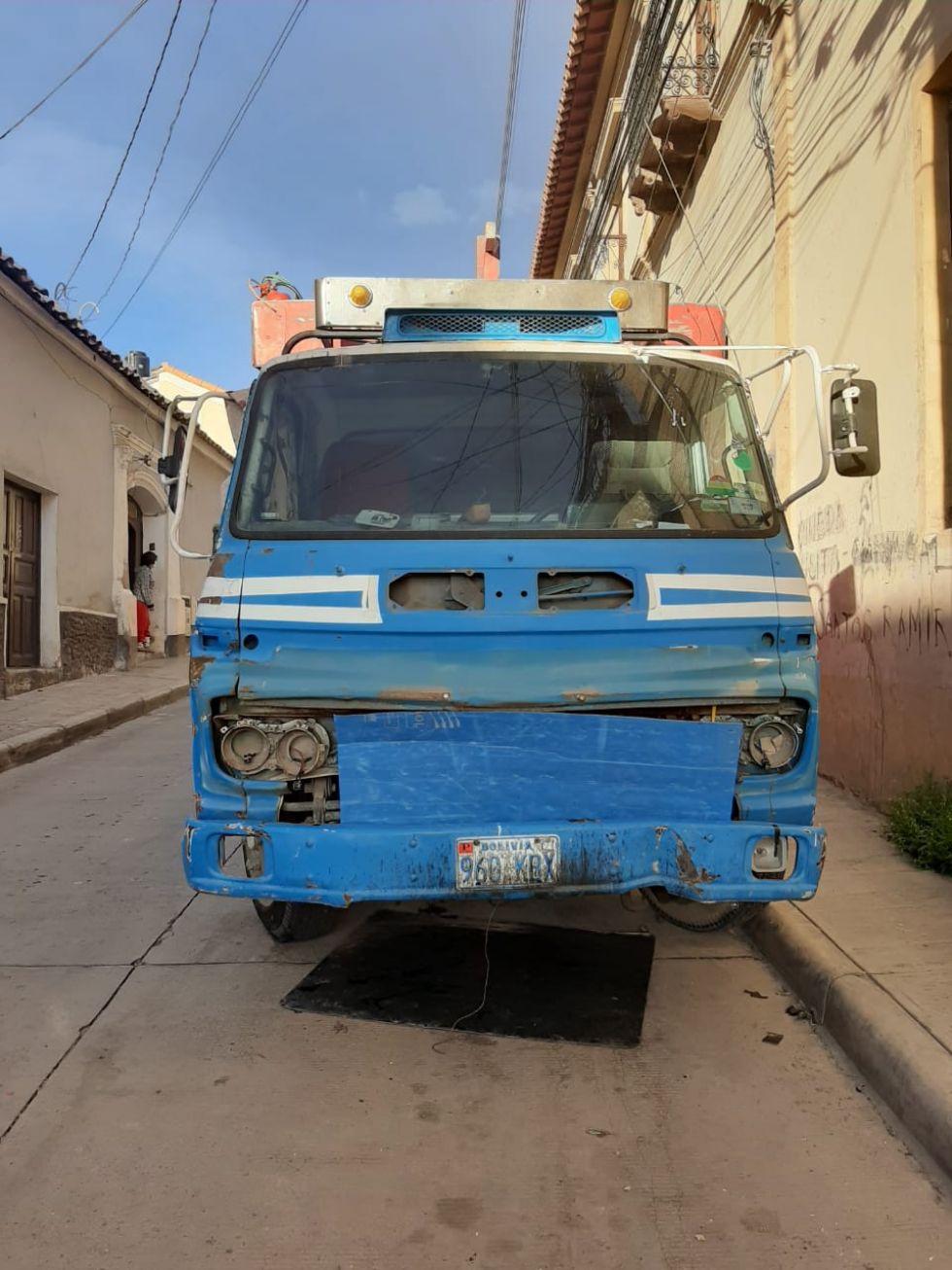 Los motorizados en la calle del centro citadino.