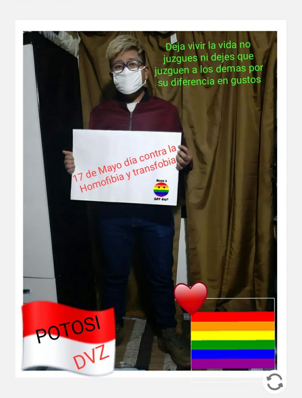 Se manifestaron con diferentes mensajes.